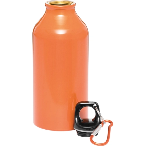 image du produit Gourde en aluminium avec mousqueton 400 ml - poignée plastique