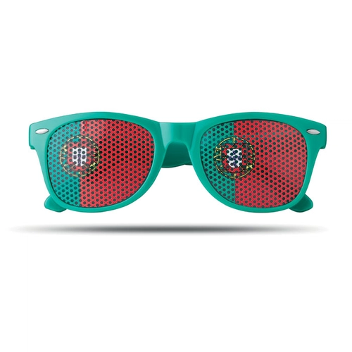 image du produit Lunettes de supporter avec drapeau du pays