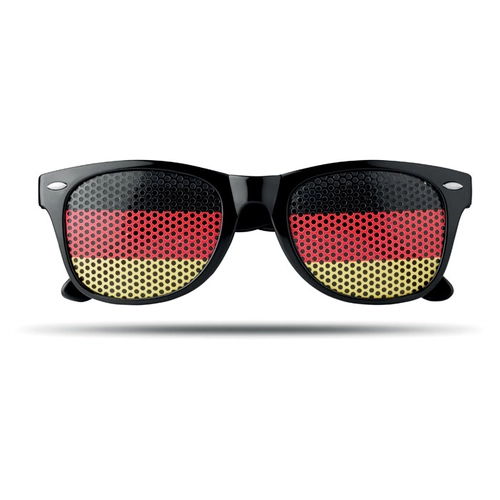 image du produit Lunettes de supporter avec drapeau du pays