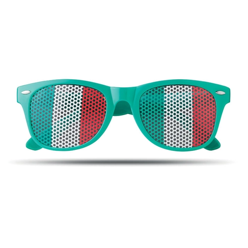 image du produit Lunettes de supporter avec drapeau du pays