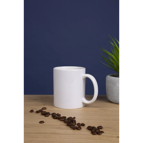 image du produit Mug 325 ml blanc brillant en céramique de haute qualité