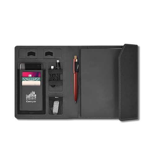 image du produit Organisateur A5 avec chargeur à induction pour smartphone