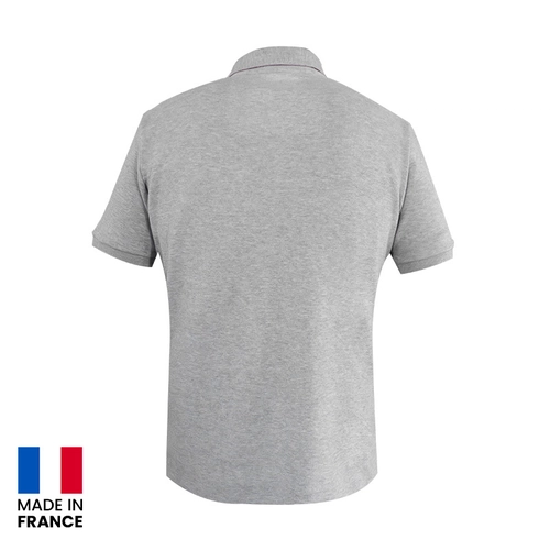 image du produit Polo homme made in France 220gr/m2 2 boutons- teinté et tricoté en France