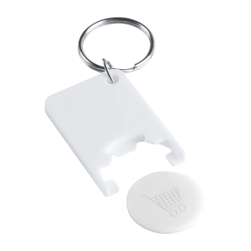 image du produit Porte-clés jeton personnalisable - convient pour pièce 1 euro