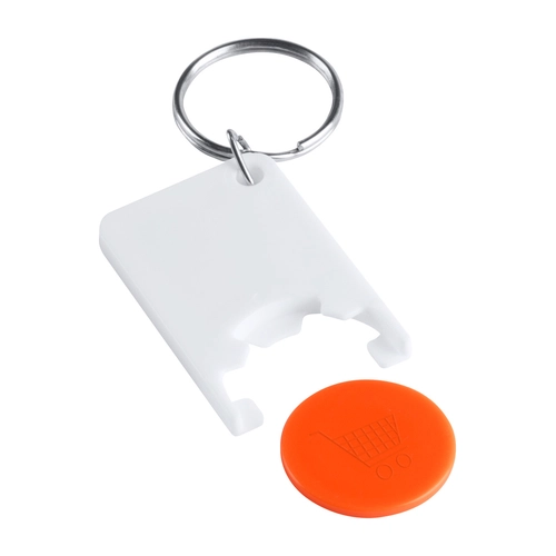 image du produit Porte-clés jeton personnalisable - convient pour pièce 1 euro