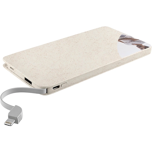 image du produit Powerbank 10000 mAh rectangle en bioplastique