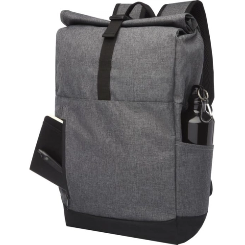 image du produit Sac à dos avec rabat enroulable - sac ordinateur 15,6 pouces 12 litres