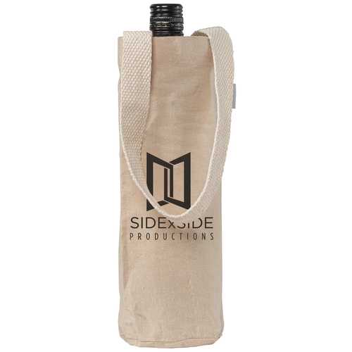 image du produit Sac à vin en coton recyclé de 180 g/m²