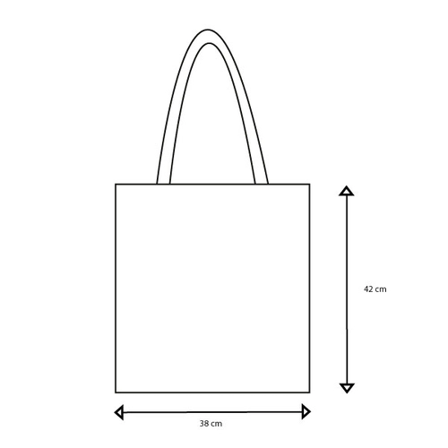 image du produit Sac en coton BICOLOR - Tote bag 155g 12 litres