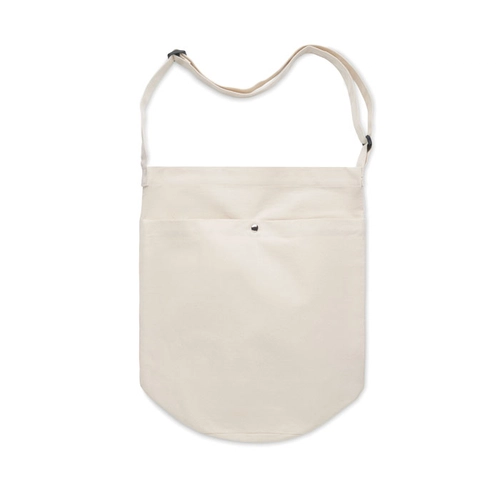 image du produit Sac en toile avec fermeture à bouton pression - longue bandoulière