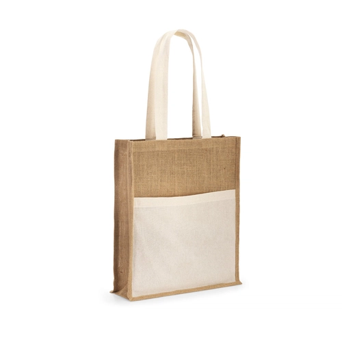 image du produit Sac en toile de jute et coton BRAGA - avec poche