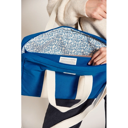 image du produit Sac ordinateur 15 pouces en coton bio certifié GOTS - fabriqué par une ONG