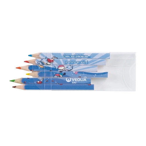 image du produit Set de 6 crayons 8,7cm