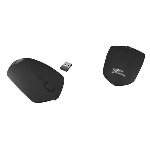 image du produit Souris sans fil avec logo lumineux