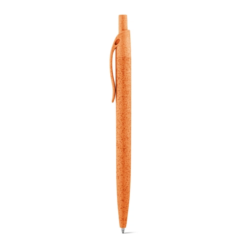 image du produit Stylo à bille en fibre de paille de blé avec clip