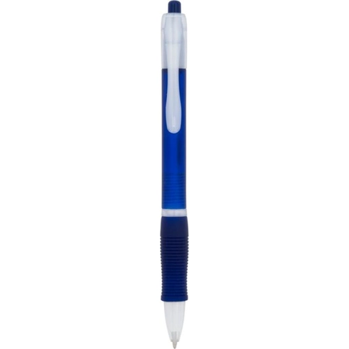 image du produit Stylo bille transparent coloré - bouton poussoir