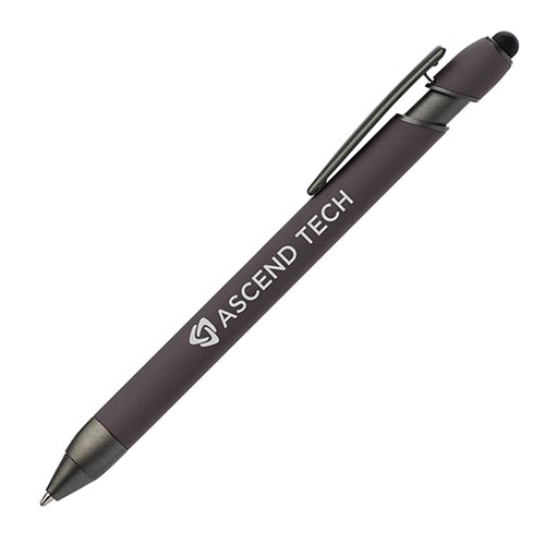 image du produit Stylo métal soft touch forme triangulaire - avec stylet