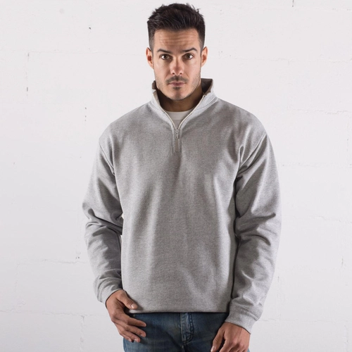 image du produit Sweat 1/2 zip 100% coton pour homme