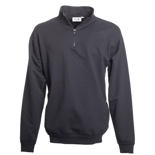 image du produit Sweat 1/2 zip 100% coton pour homme