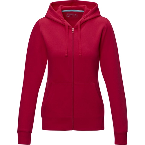 image du produit Sweat zippé à capuche en coton bio certifié GOTS pour Femme 280gr