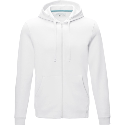 image du produit Sweat zippé à capuche en coton bio certifié GOTS pour Homme 280gr