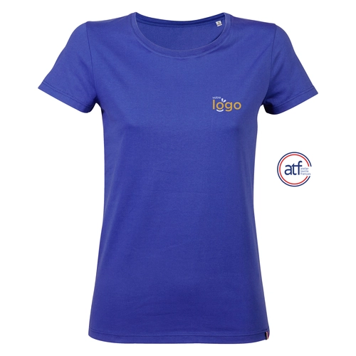 image du produit T shirt Femme Made In France col rond -  100% coton