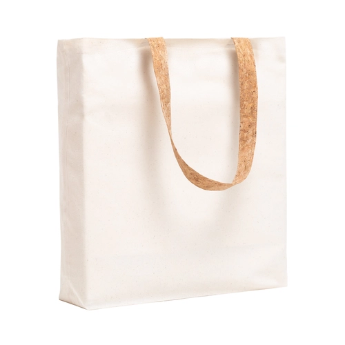image du produit Tote bag en coton avec anses en liège - 100% coton 180gr