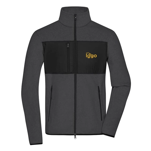 image du produit Veste polaire pour Homme en polyester recyclé - zip YKK